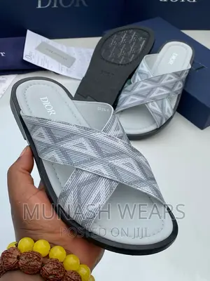 Original Dior Leather Slipers