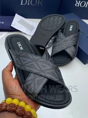Original Dior Leather Slipers
