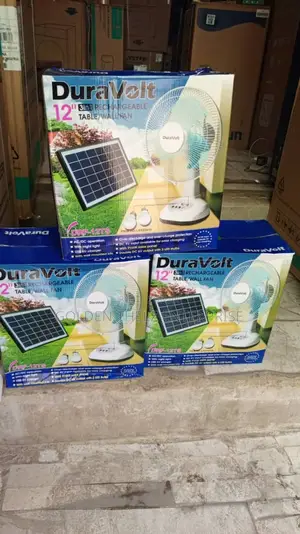 12"Duravolt Rechargeable Fan