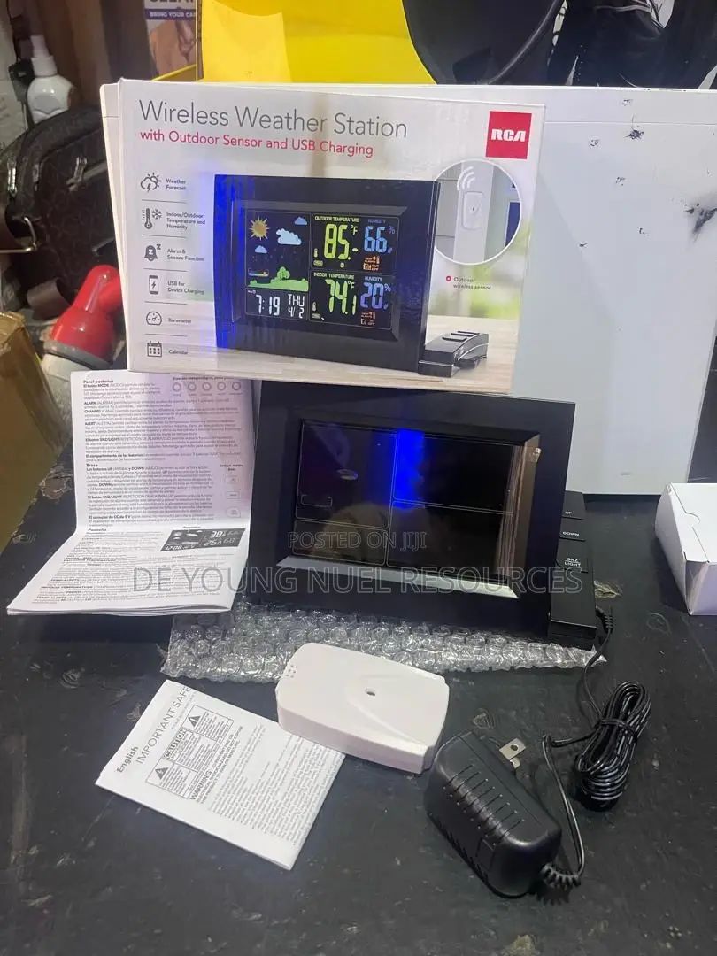 Wireless Weather Station Withoutdoor Sensor and Usbcharging