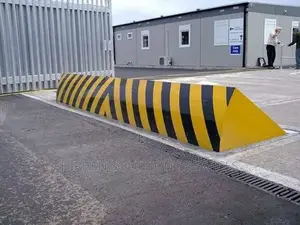 Yellow And Black Stainless Steel Road Blocker