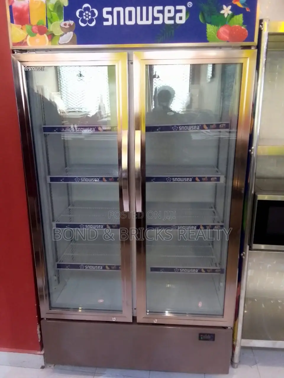 Double Doors Display Chiller