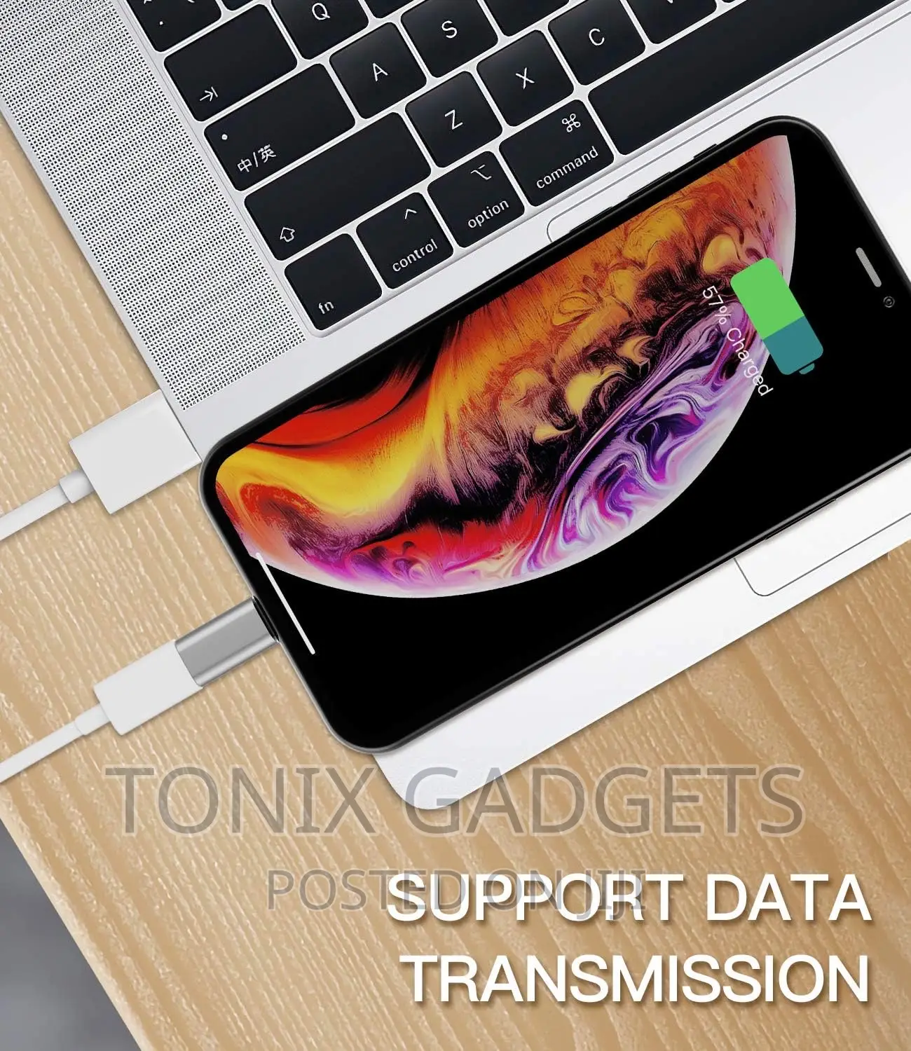 Micro USB to Lightning Adapter - Fast Charge Data Transfer