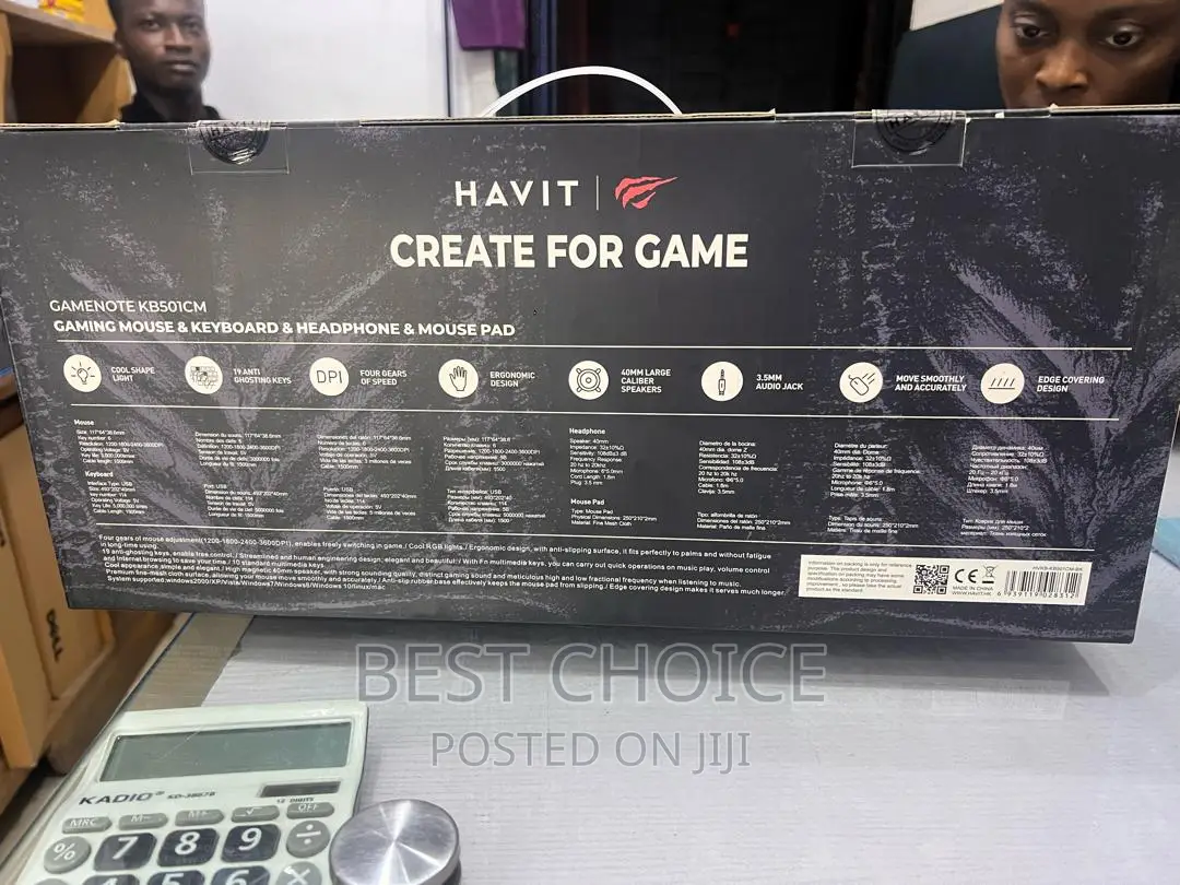 Havit Gaming Combo Mouse Keyboard Headphones Mousepad