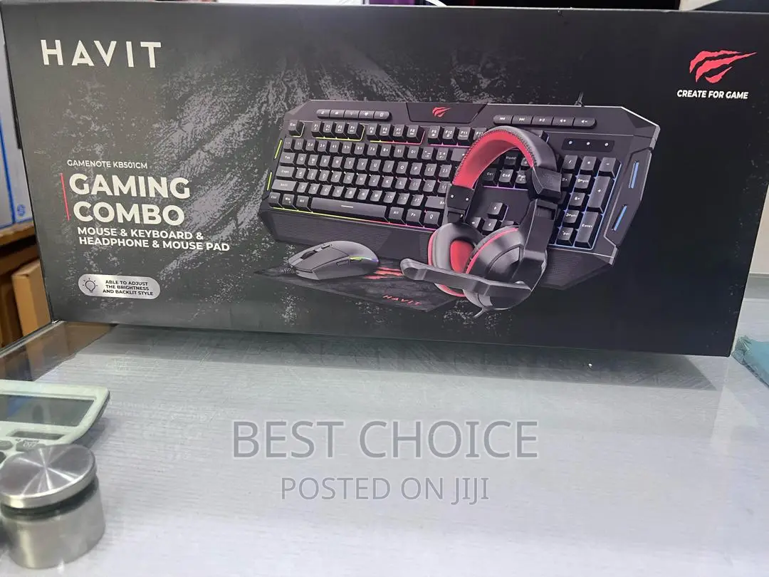 Havit Gaming Combo Mouse Keyboard Headphones Mousepad