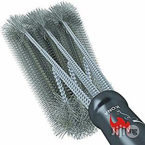 Usa Kona 18" Best BBQ Grill Brush - Steel 3-in-1 Grill Clean