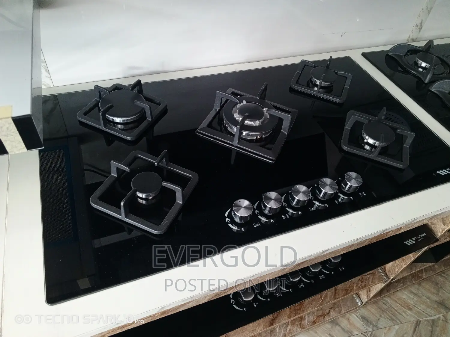 Turkey 5 Burner Built in Cooker Hob With Automatic Ignition
