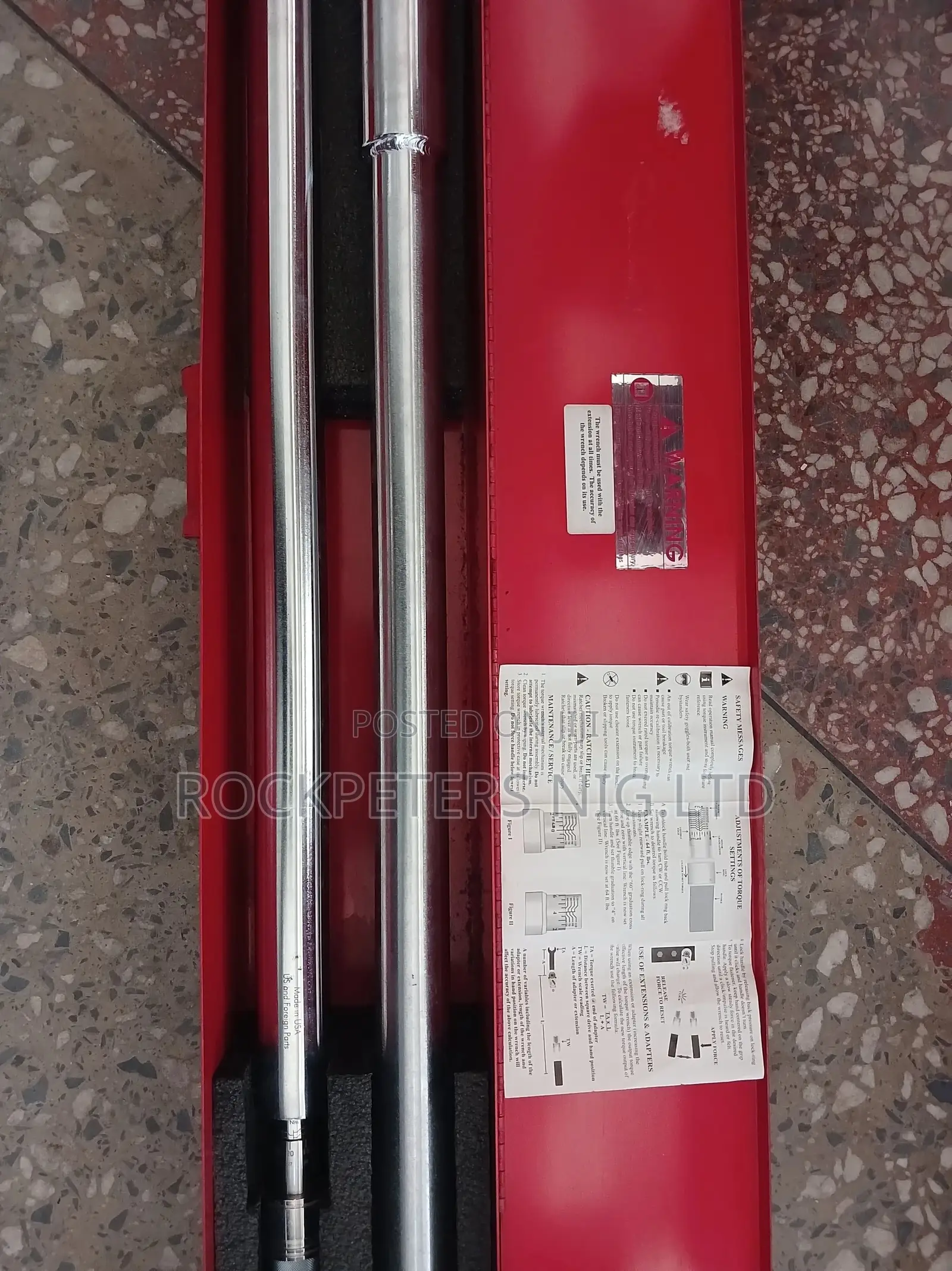 Proto 1" Dr 200-1000 Ft LBS Adjustable Torque Wrench - 6023