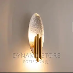 Gold and Silver Creative Metal Wall Light Fashion Art