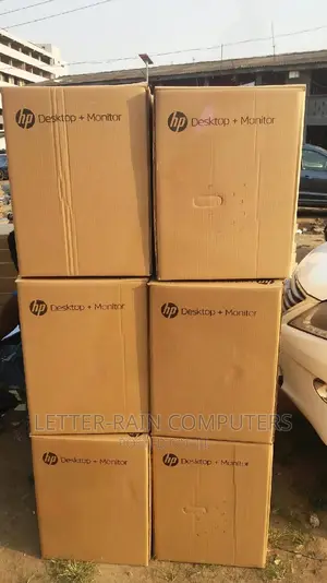 New HP Desktop + Monitor 500gb/4gb