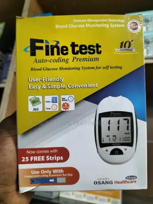 Fine Test Glucometer Blood Monitoring Machine