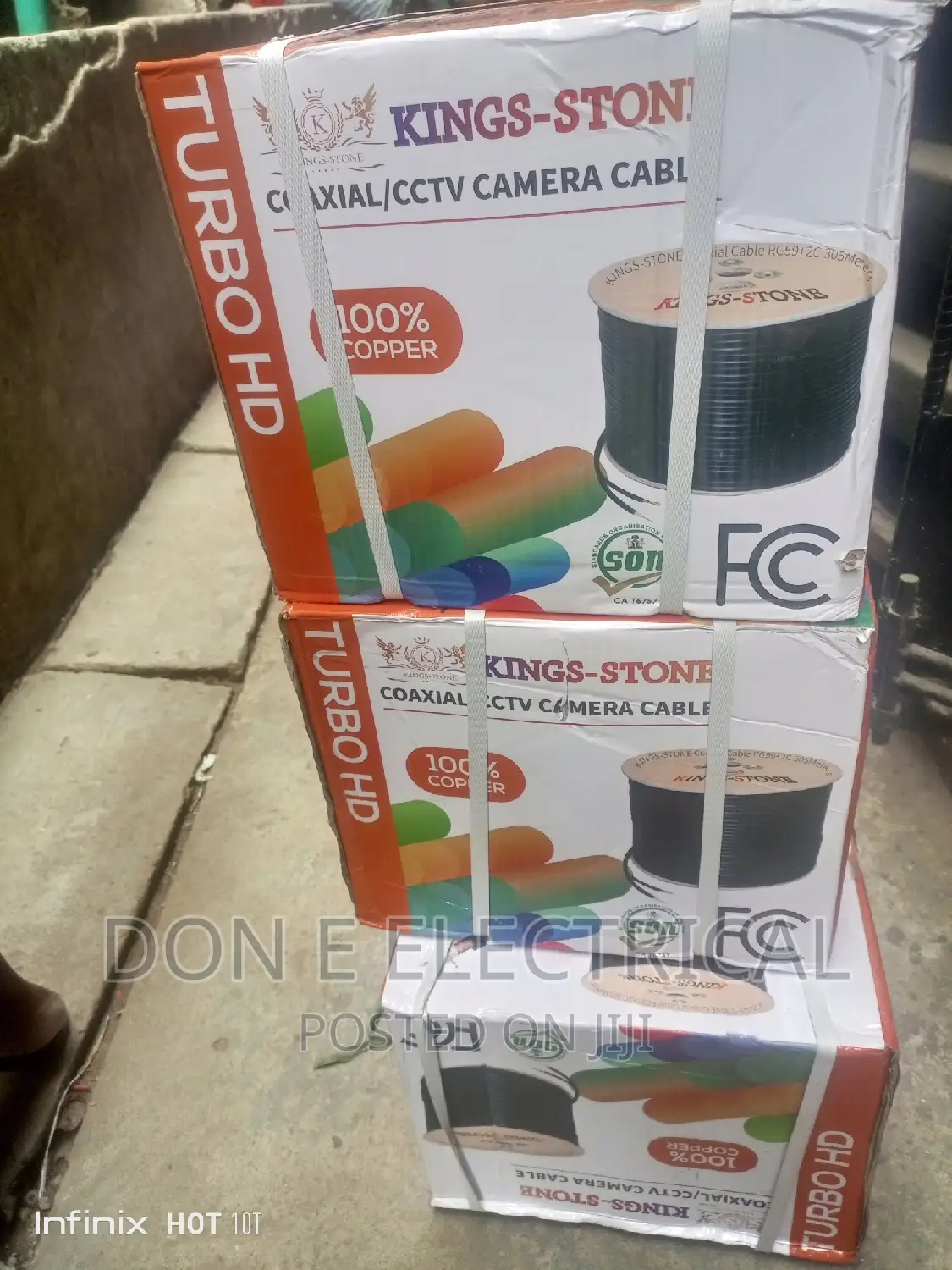 Rg59 CCTV Camera Cable Kingston