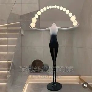 Sculpture Hand-Held Spherical Floor Lamp