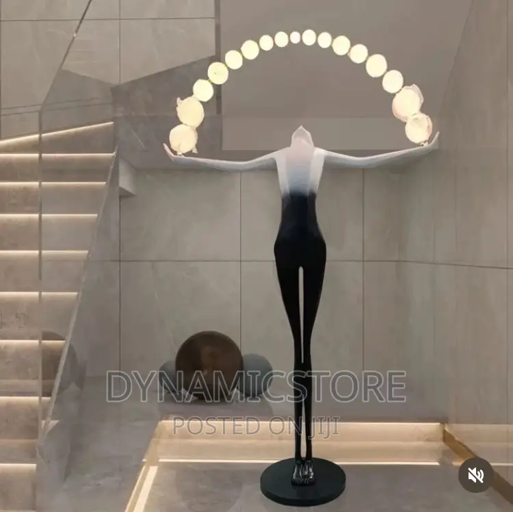 Sculpture Hand-Held Spherical Floor Lamp