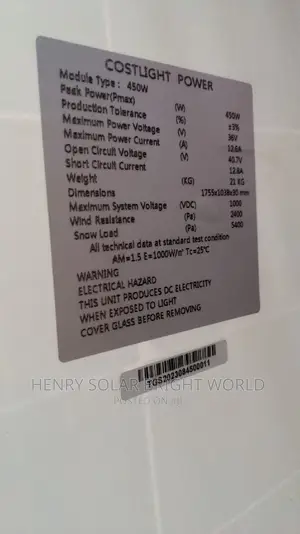 450w Mono Solar Panels