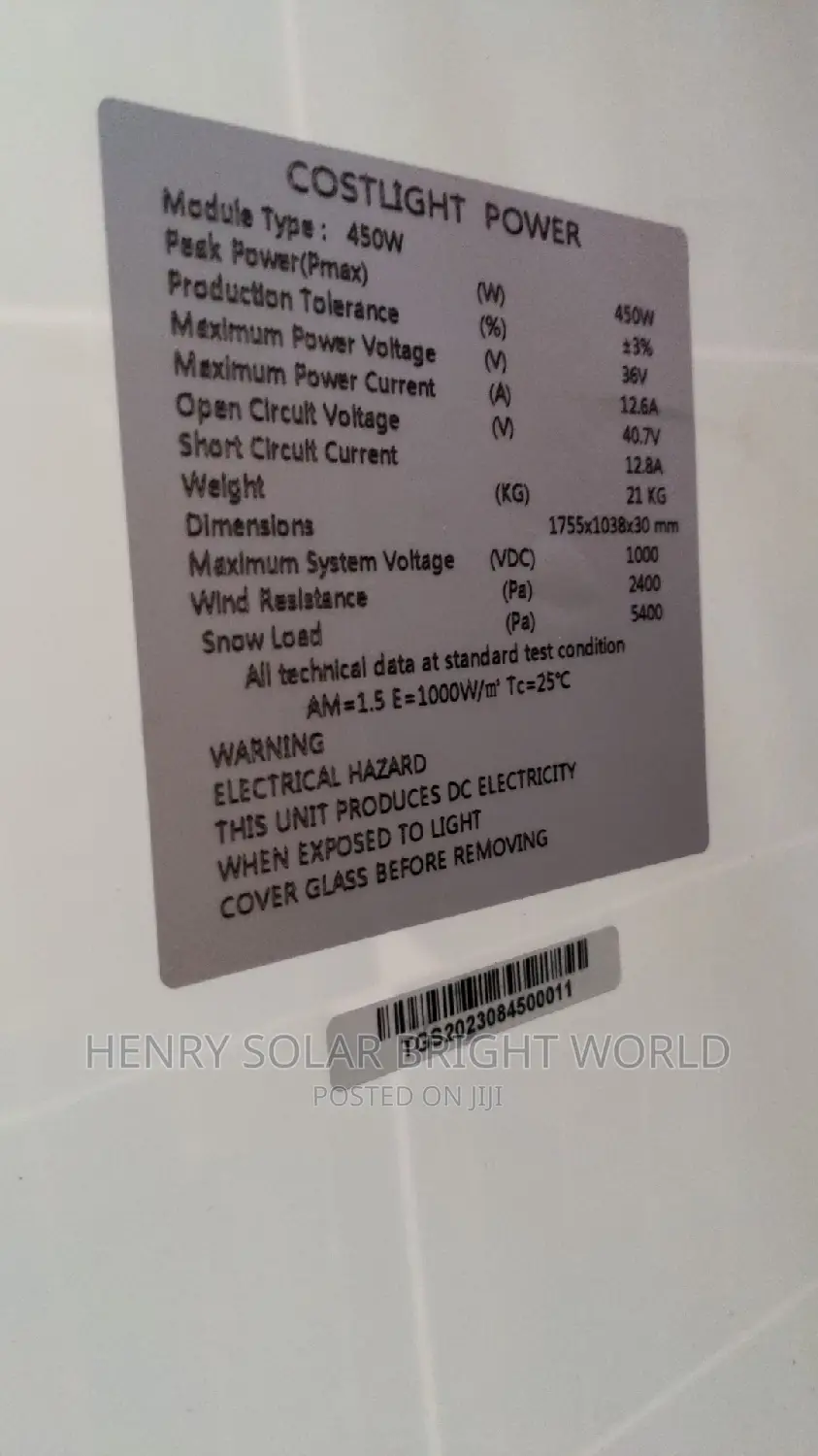 450w Mono Solar Panels
