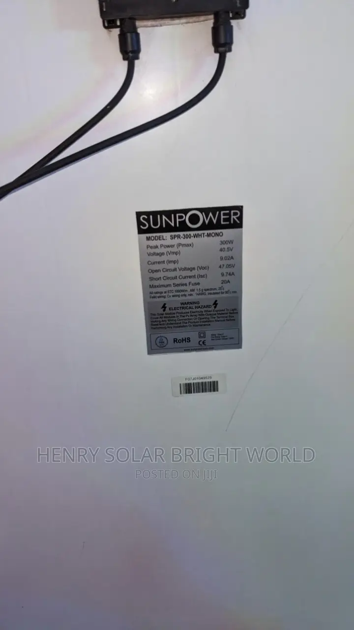 300w Sunpower Mono