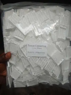 Colour White Tissue Cassette Celtech