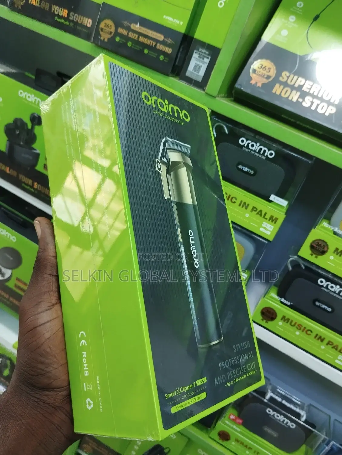 Oraimo Professional Stylish Precise Cordless Smart Clipper