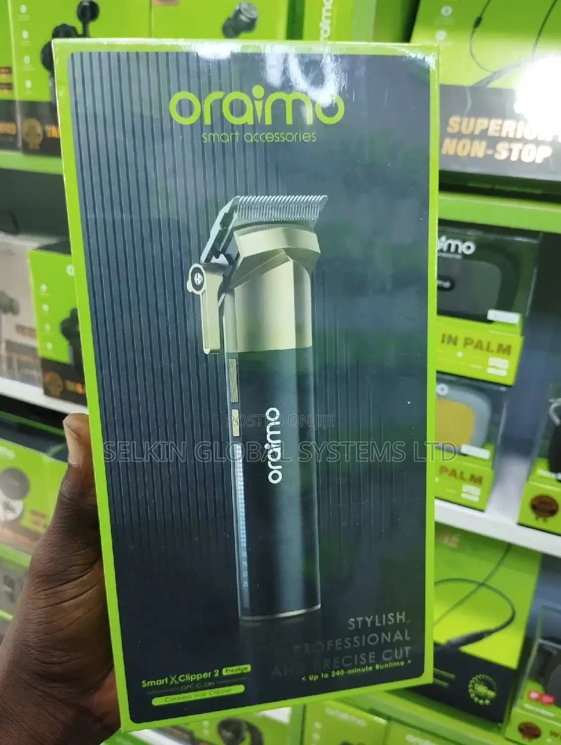 Oraimo Professional Stylish Precise Cordless Smart Clipper