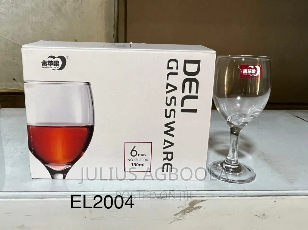 6 PCS Wine Glassware