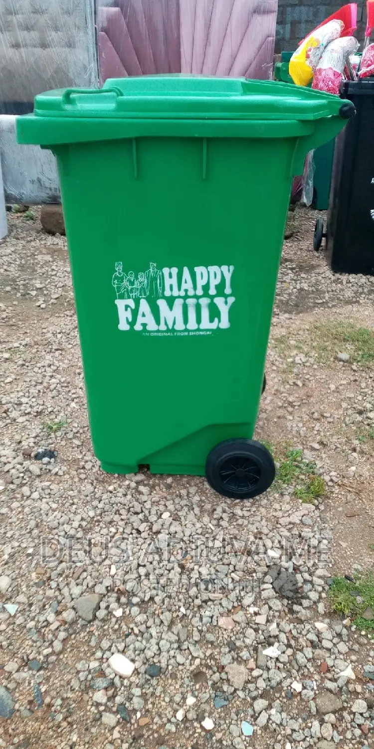 Plastic Green Garbage Container