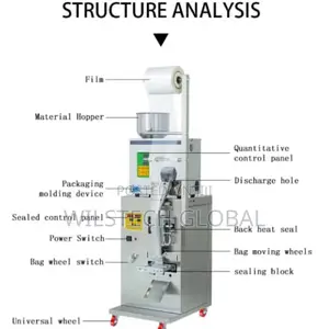Sachets Automatic Spices Powder Granule Packaging Machine