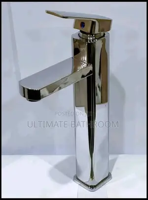 Square Stainless Long Basin Mixer Tap