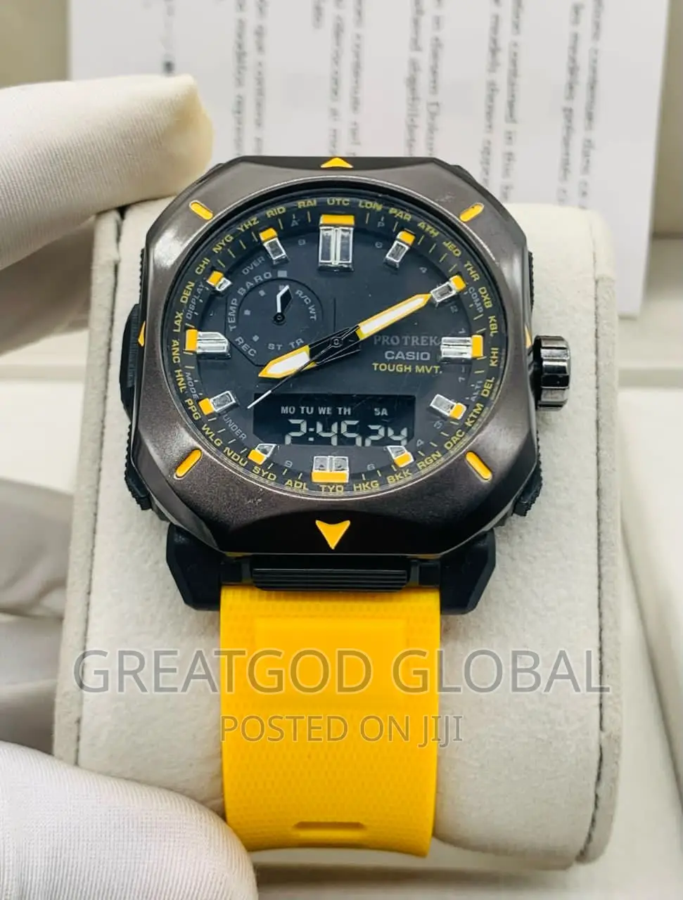 **Casio Protrek Double Time Wristwatch* 