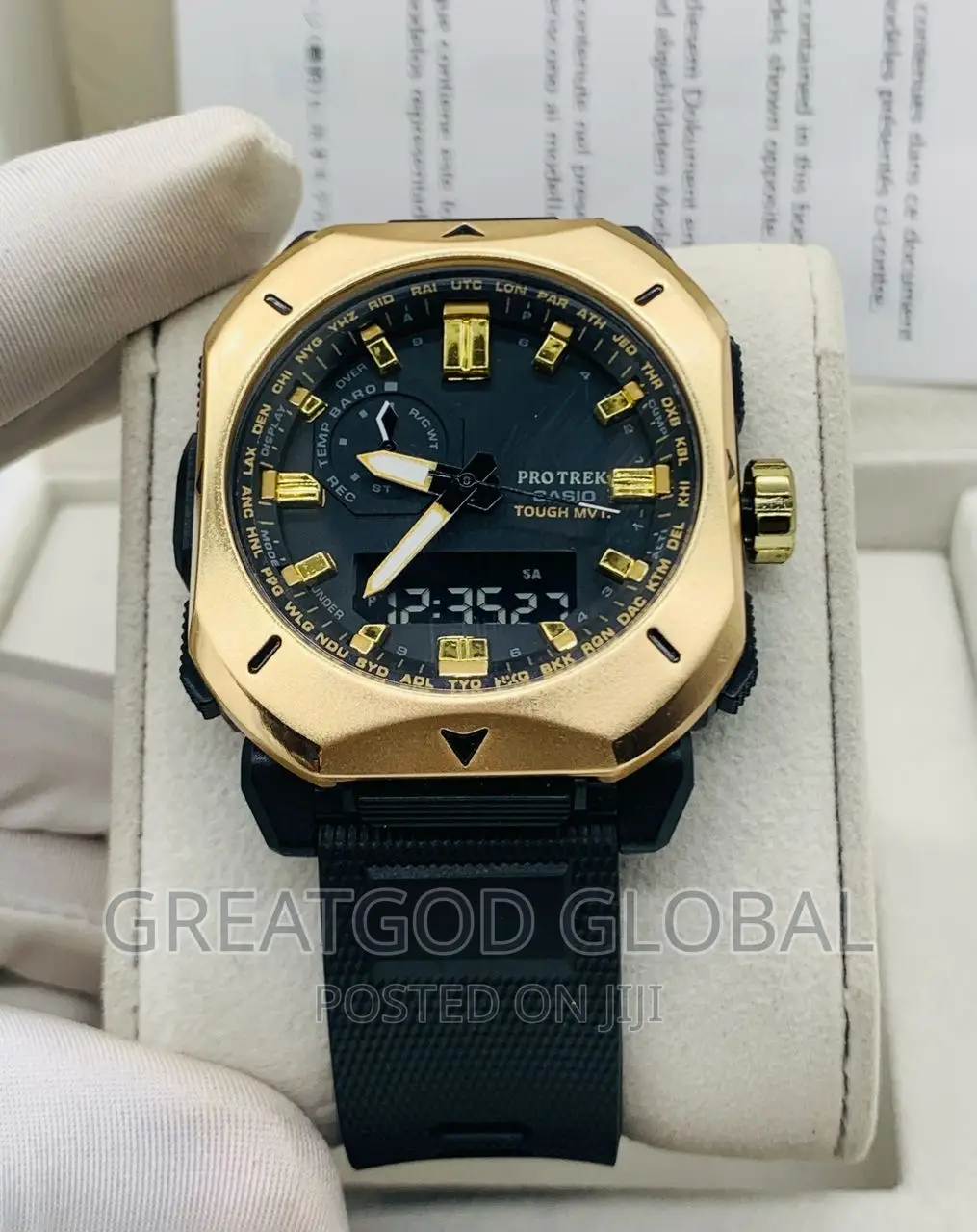 **Casio Protrek Double Time Wristwatch* 
