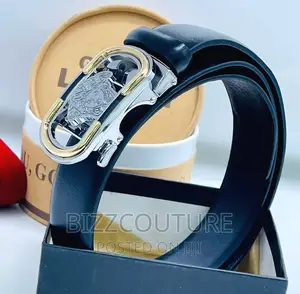Original VERSACE Leather Belts Available in Store