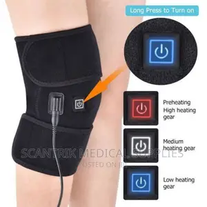 Electric Heated Knee Wrap for Pain Relief and Massage