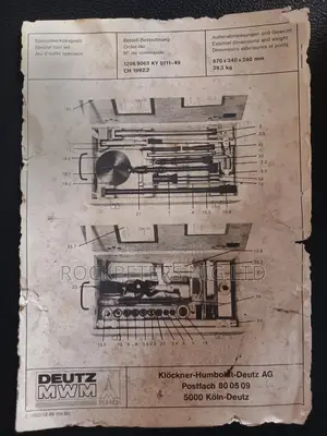 Deutz MWM Special Tool Set