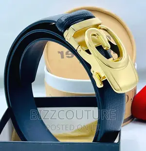 Original GUCCI Leather Belts Available in Store