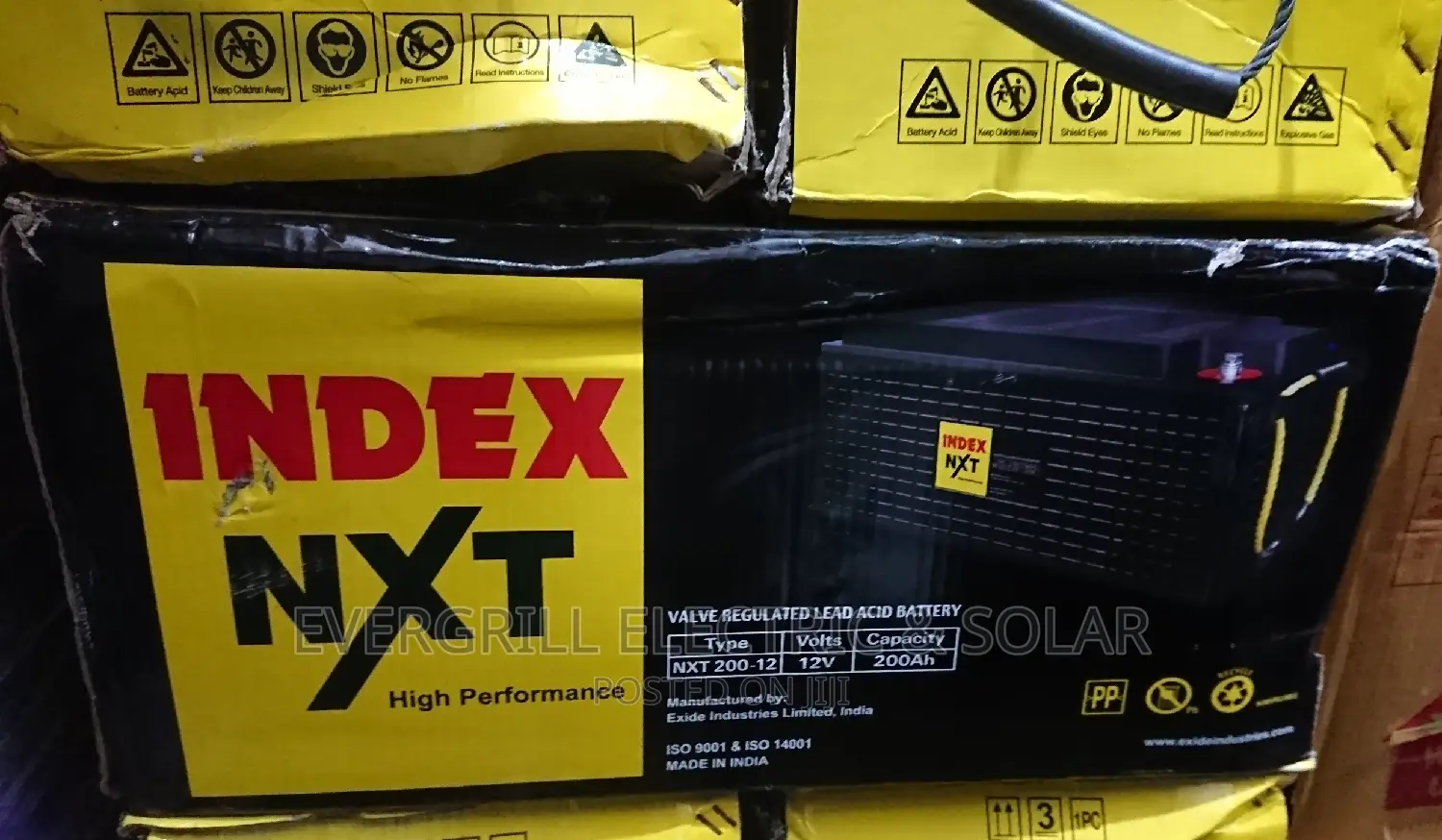 INDEX NXT Dry Cell Battery 12v/200ah