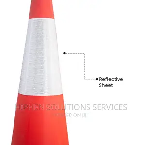 Red Plastic Road Safety Cone