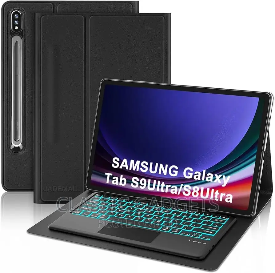 Bluetooth Backlit/Touchpad Keyboard for Galaxy Tab S9 Ultra