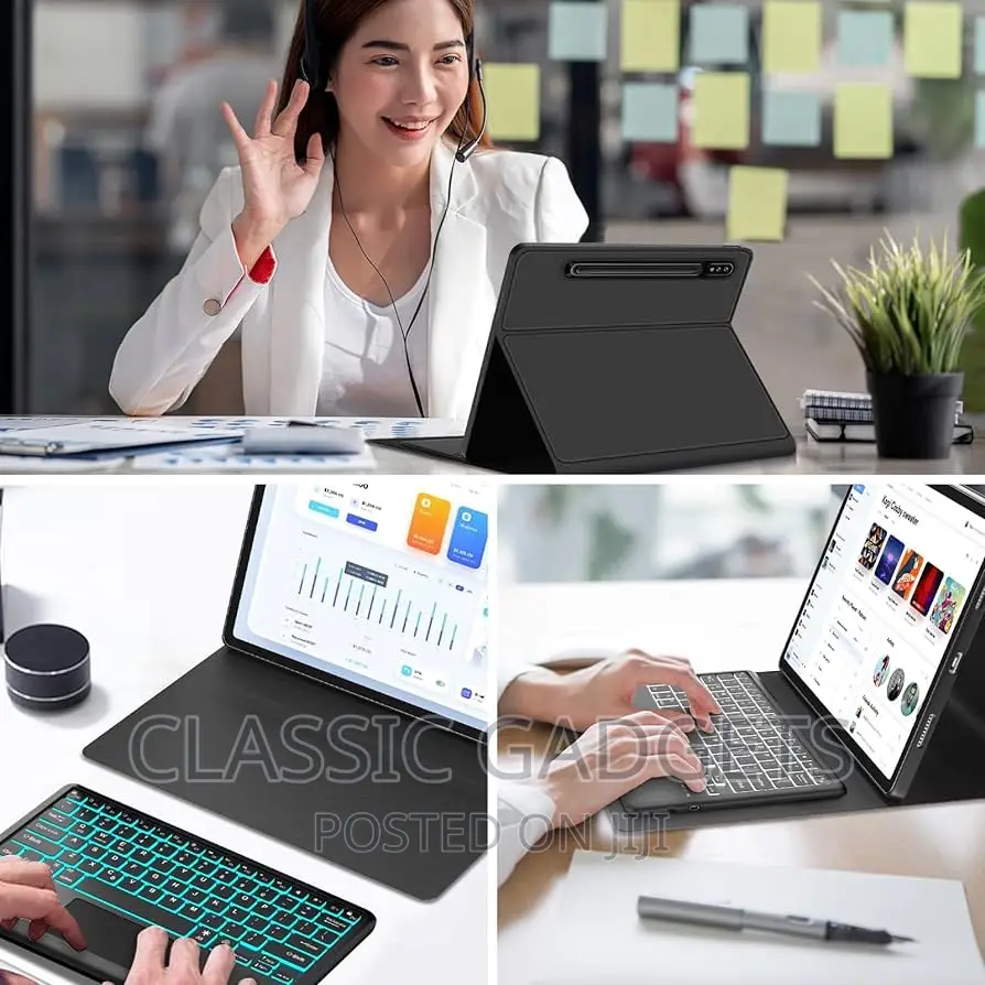 Bluetooth Backlit/Touchpad Keyboard for Galaxy Tab S9 Ultra