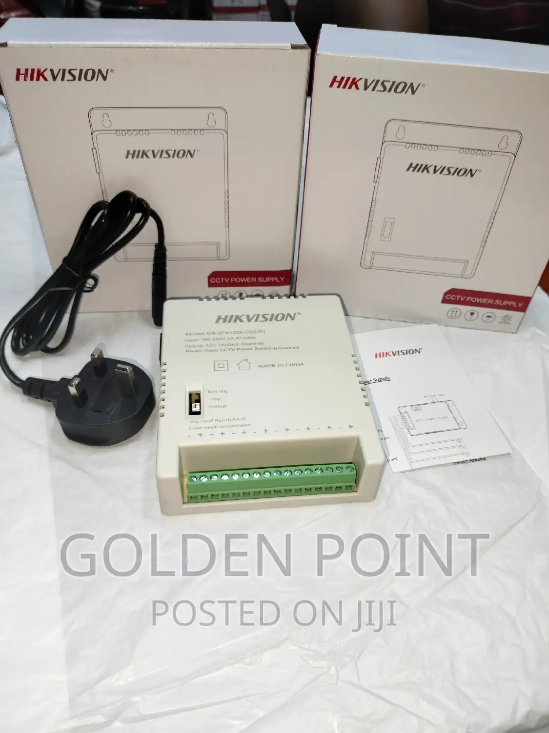 8ways 12vdc Cctv Power Supply Box