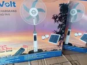 Duravolt Solar Rechargeable Fan