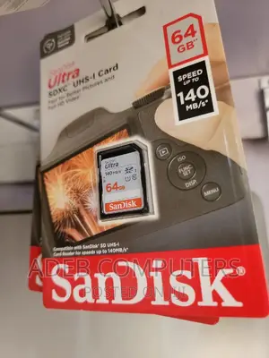 64gb Sandisk SD Card for Camera