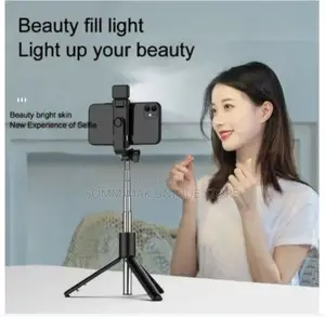 Selfie Stick Tripod Stand, Fill Light Wireless Bluet Remote