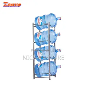 4 Layer Bottle Water Dispensing Rack