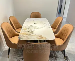 Luxury Set of Dining Table With Chairs