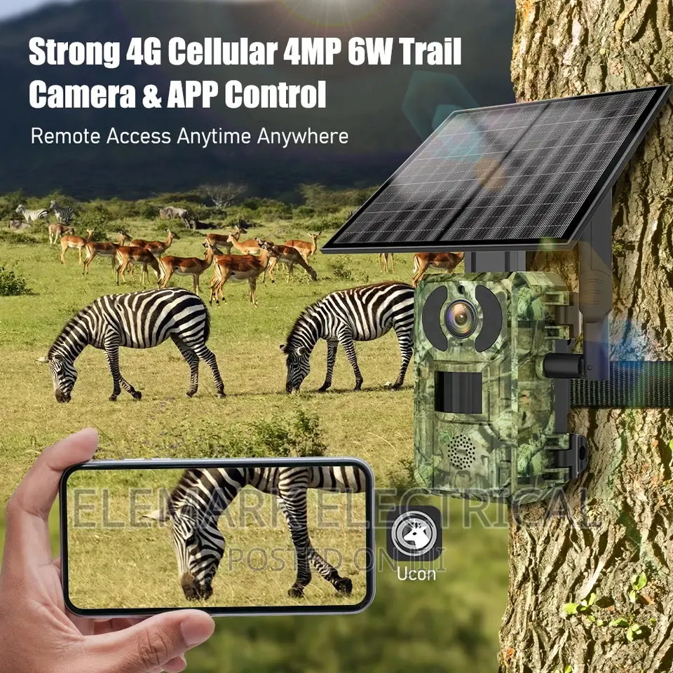 4G Sim Card 6mp Solar Camera