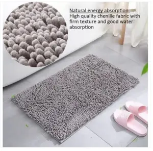Shaggy Bathroom Foot Mat
