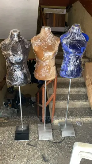 Female Body Forms With Metal Base
