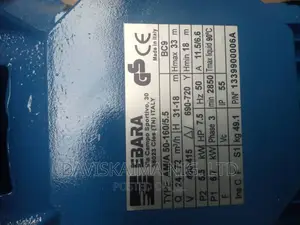 7.5hp Ebara Stainless Head Centrifugal Pump