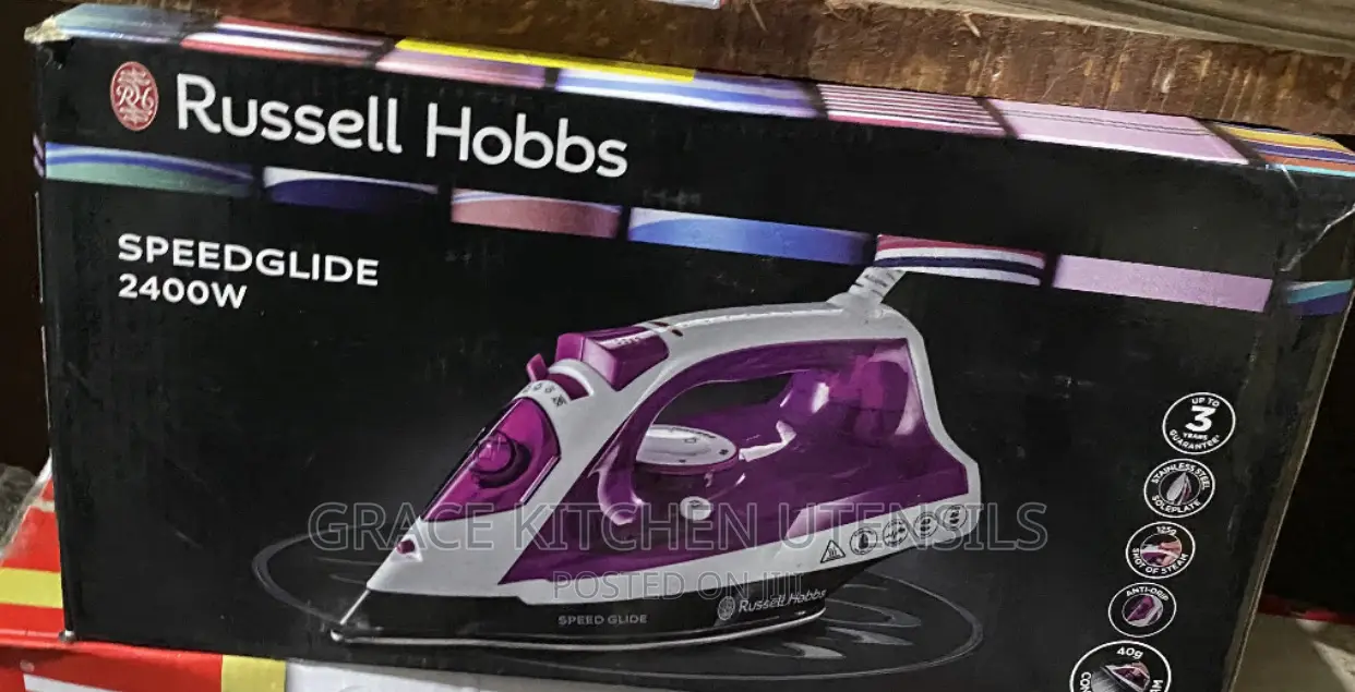 Russell Hobbs Speed Glide Electric Steam Iron, 2400W