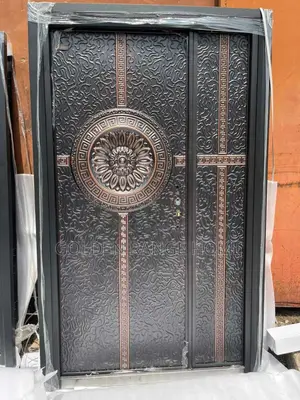 German Copper Cast Door